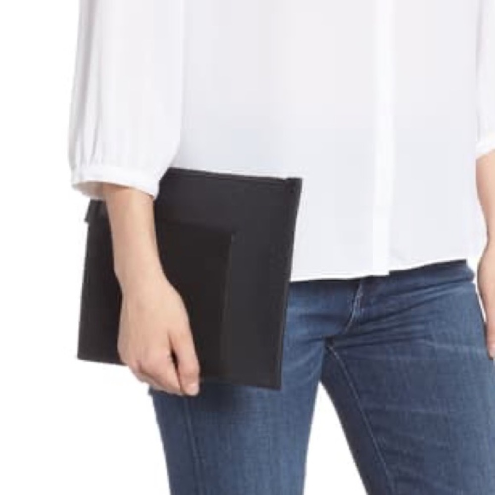 Treasure & Bond Dani Suede & Leather Pouch